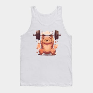 bear lifting weight Tank Top